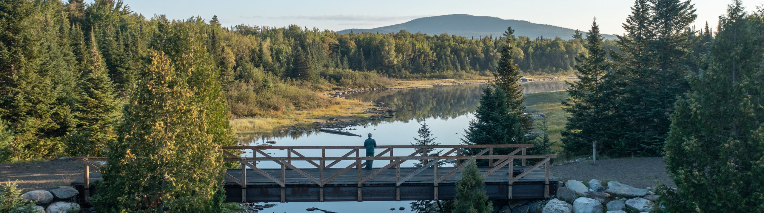 Aug. 31, 2021. AMC Medawisla Lodge and Cabins, Maine Woods, Maine-- Photo by Jamie Malcolm Brown. Nina Paus Weiler