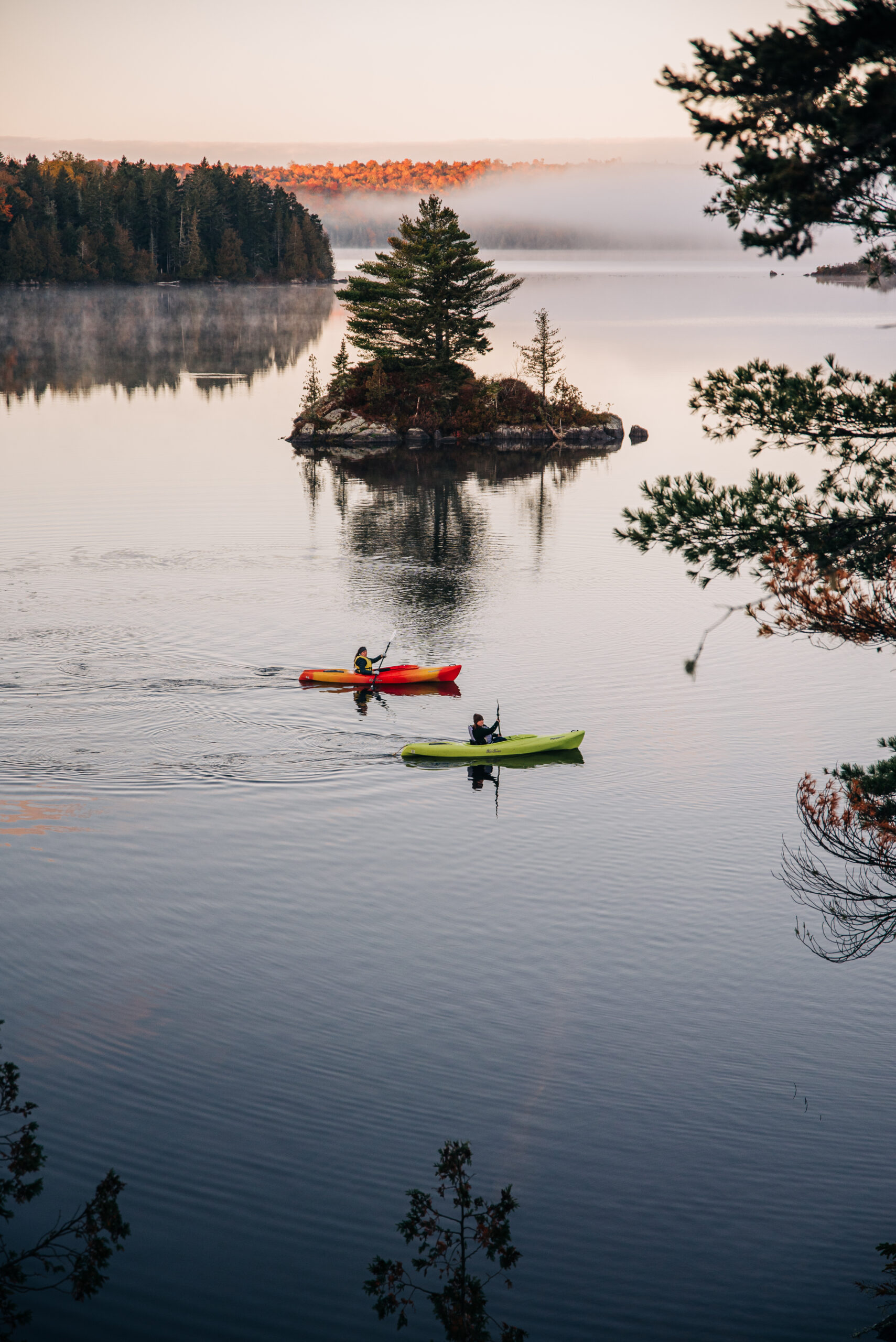 Oct. 11, 2021. Long Pond, AMC Gorman Chairback Lodge, Maine Woods, Maine-- Photo by Corey David Photography. Corey Mcmullen Via Nina Paus Weiler