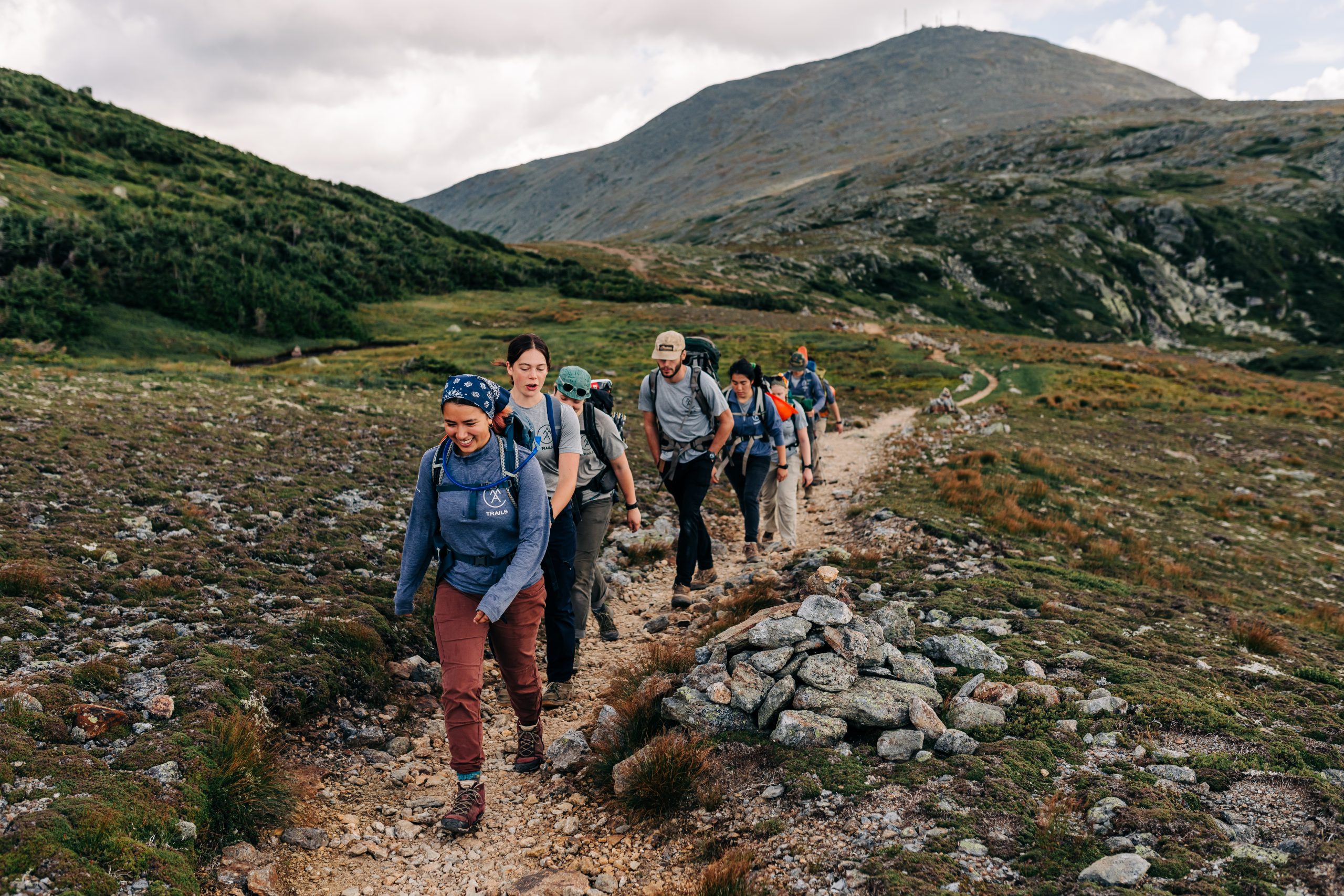 Aug. 15, 2022. Crawford Path, Mt. Washington, Presidential Range, White Mountain National Forest, New Hampshire-- Mt. Washington is in the background. Photo by Corey David Photography. Corey Mcmullen
