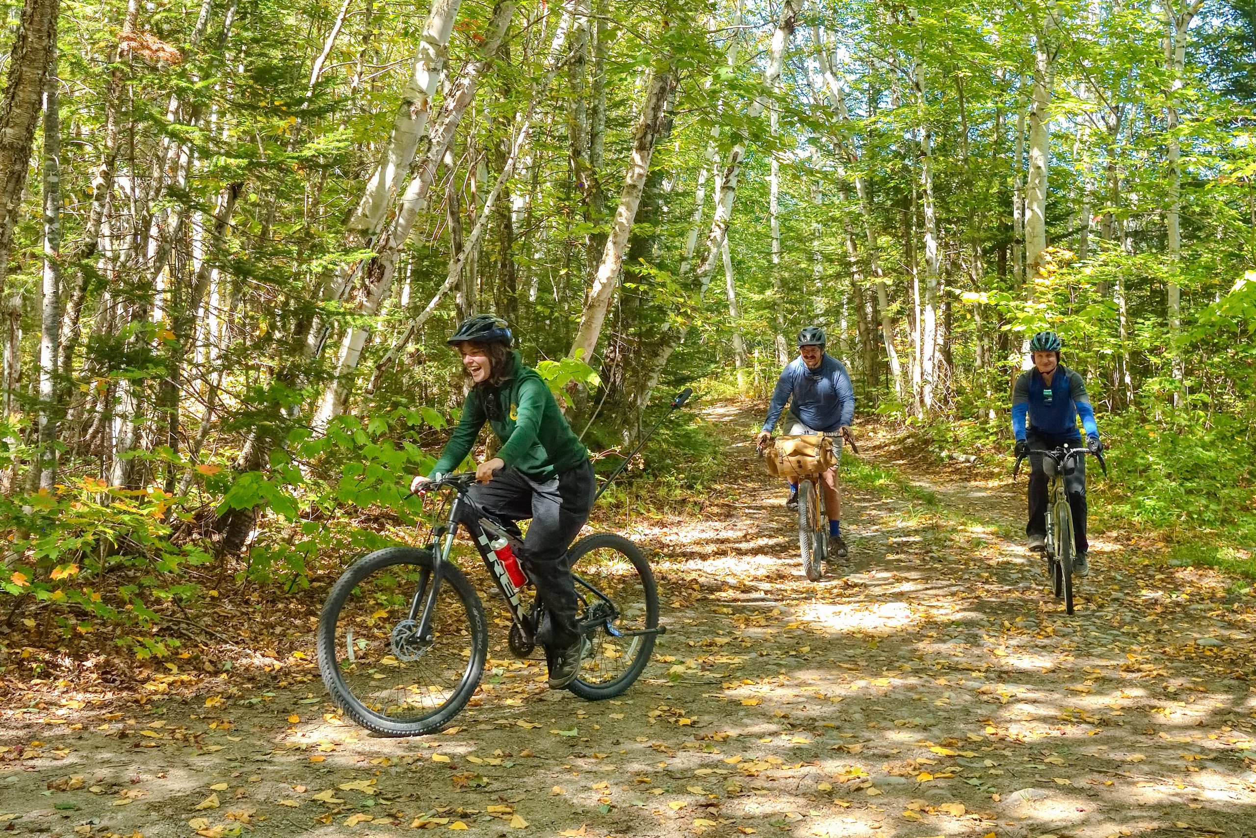 AMC Gravel Festival, Maine Woods, Maine-- Photo by Amanda Garza. Amc Gravel Festival, Maine Woods, Maine Photo By Amanda Garza.