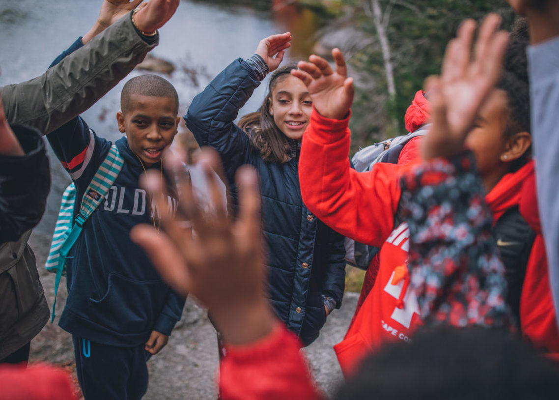 Oct. 10, 2019. Lost Pond Trail, White Mountain National Forest, New Hampshire-- An AMC Mountain Classroom program. Photo by Paula Champagne. Paula Champagne